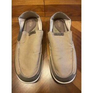 Crocs Santa Cruz Croslite Men's Slip On, Khaki US 13 203473